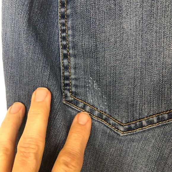 Torrid Distressed Skinny Jeans Triple Button Mid Rise Sz 14R - Picture 8 of 9